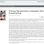 CBAA Primary Perspectives 500th show